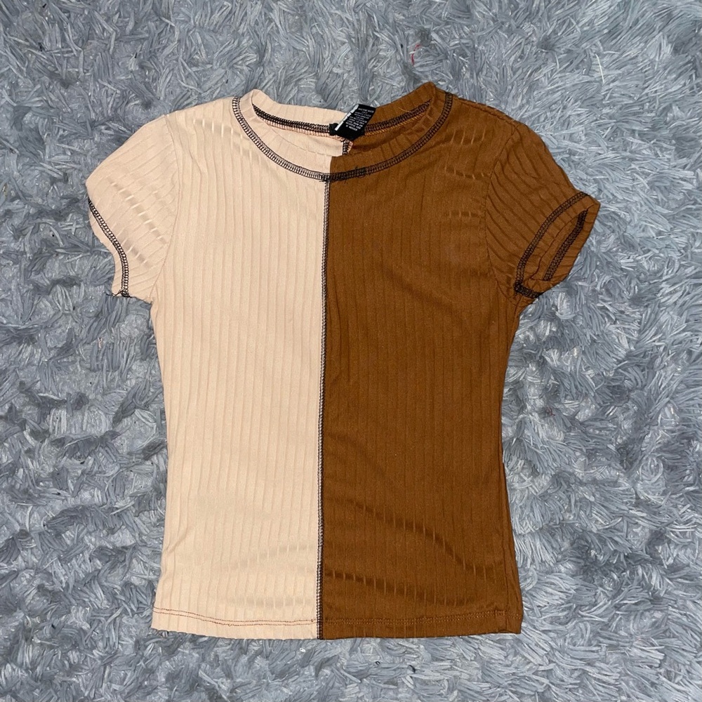 Color-Block Crop Top